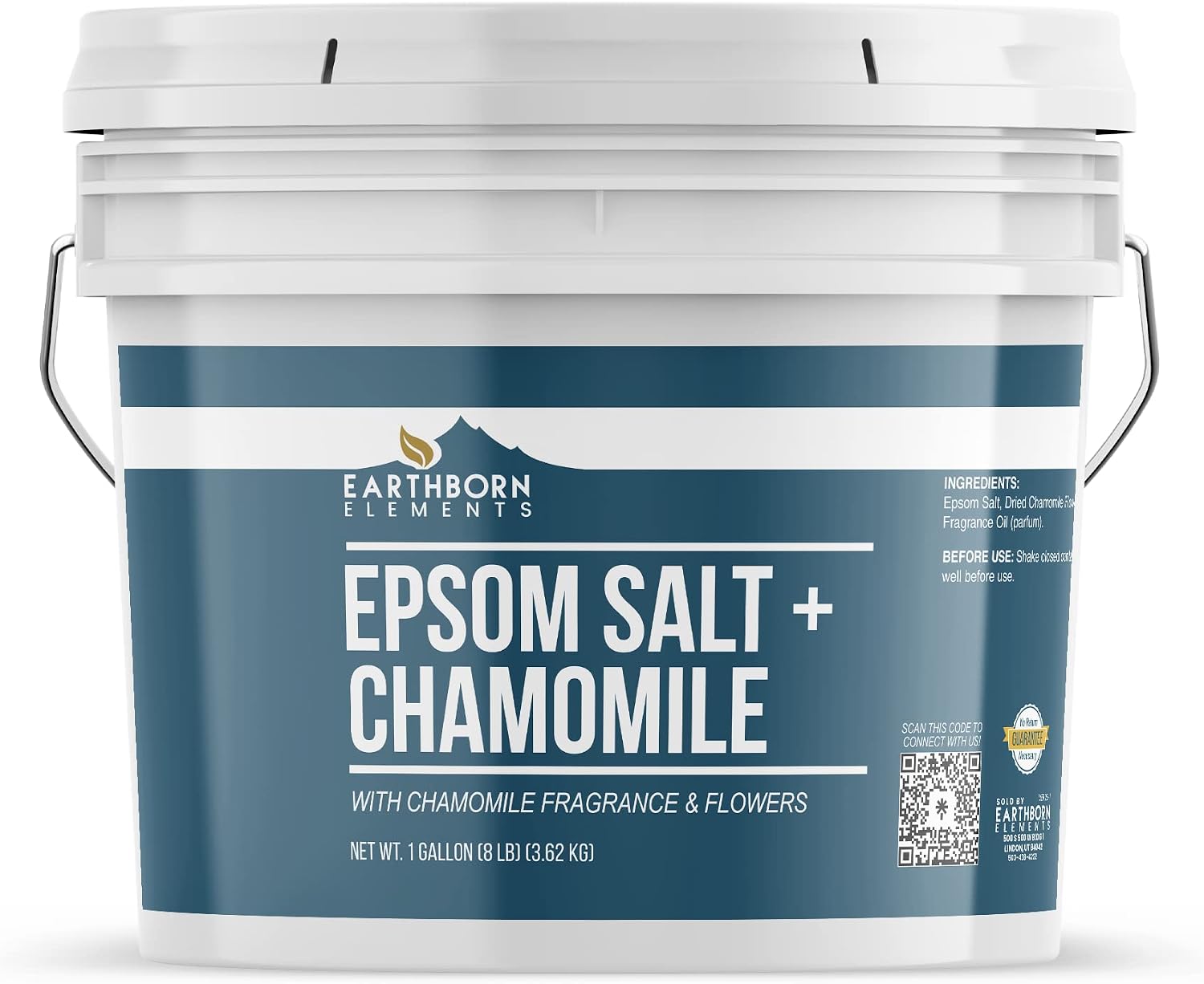 Earthborn Elements Eucalyptus, Chamomile, & Cashmere Vanilla & Peach Epsom Salt Bundle