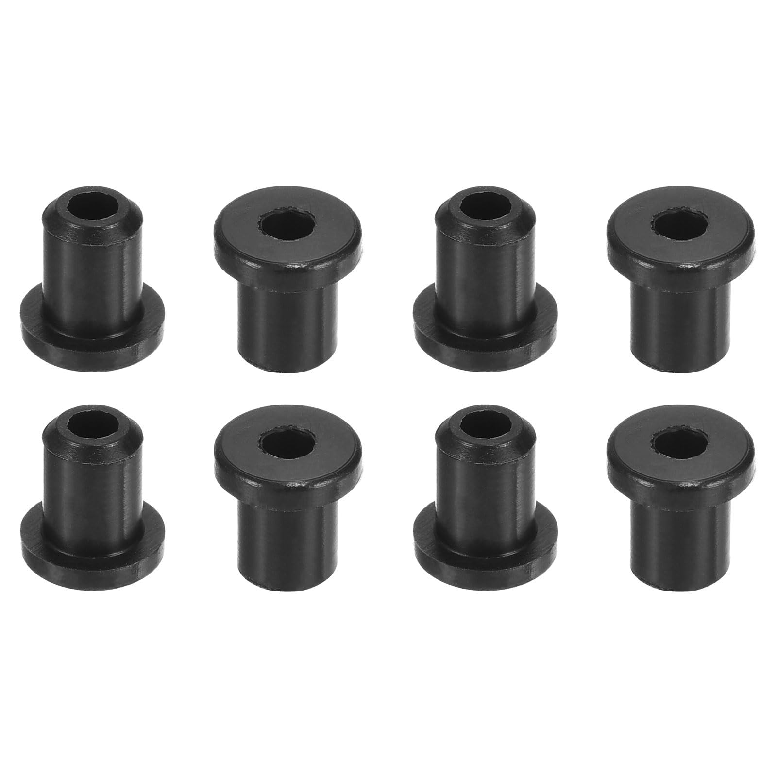 Kravonix 36Pcs Rubber Grommet 3/16"(5mm) Drill Hole, 1/8"(3mm) ID Hole Black Silicone Hole Plug Gasket for Machinery, Automotive and Wiring Applications