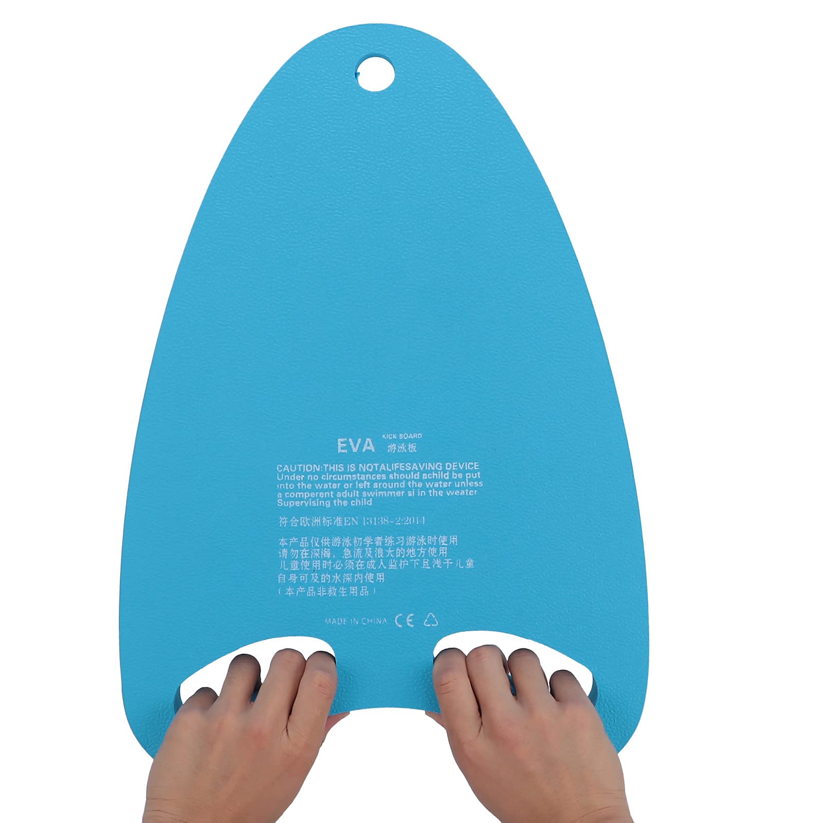 Pool Kickboard, Swimming Kickboard Stable Practical for Swim for Surf for Children for Adults (Blue)
