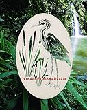 Oval Egret & Cattails Right Etched Window Decal Vinyl Glass Cling -21' x 33' - White with Clear...