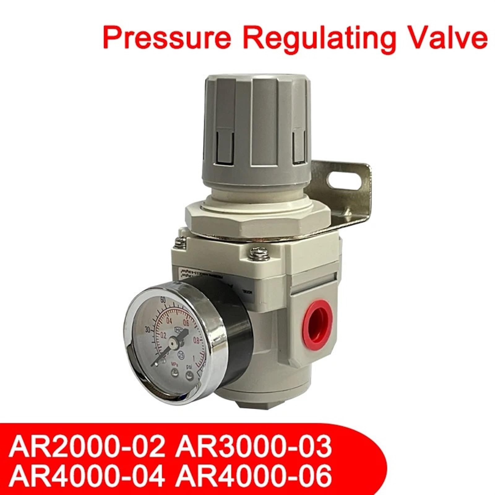 AR2000-02 AR3000-03 1/4 cala regulator ciśnienia powietrza sprężarka pompa gazowa jednostka sterująca z regulowanym manometrem 1 szt. (AR4000-04 SM40PM40)