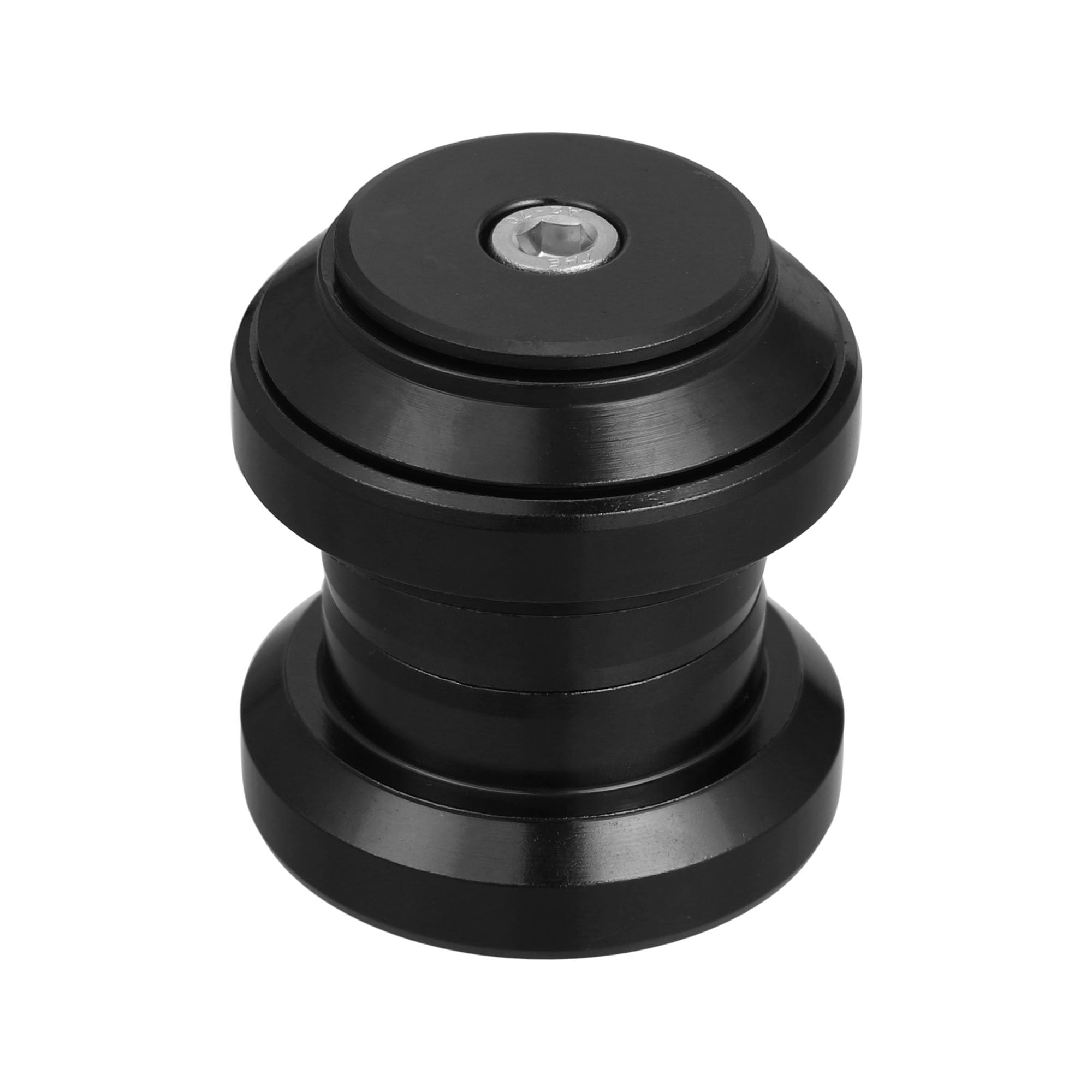 X AUTOHAUX 34mm 1-1/8" Threadless Bicycle Headset with Top Cap Black