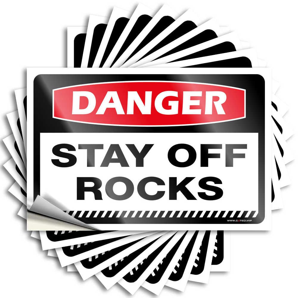 Tattoo Farm Custom Stickers, Garage Waterproof Danger Stay Off Rocks for Hydro Flask | Cool Vinyl Decals for Halloween Holiday Gift(8X12CM)