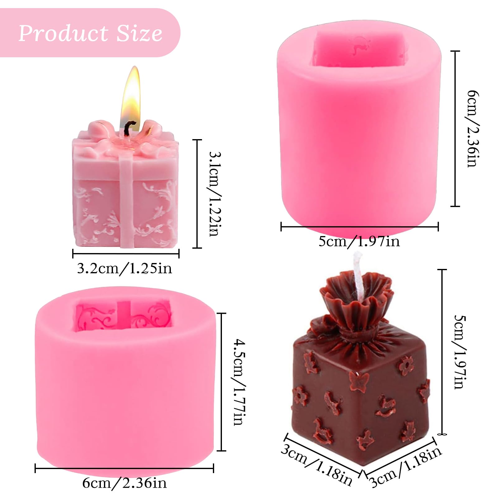 EclipseGuard Moules En Silicone - Moule à Bougie - Maison