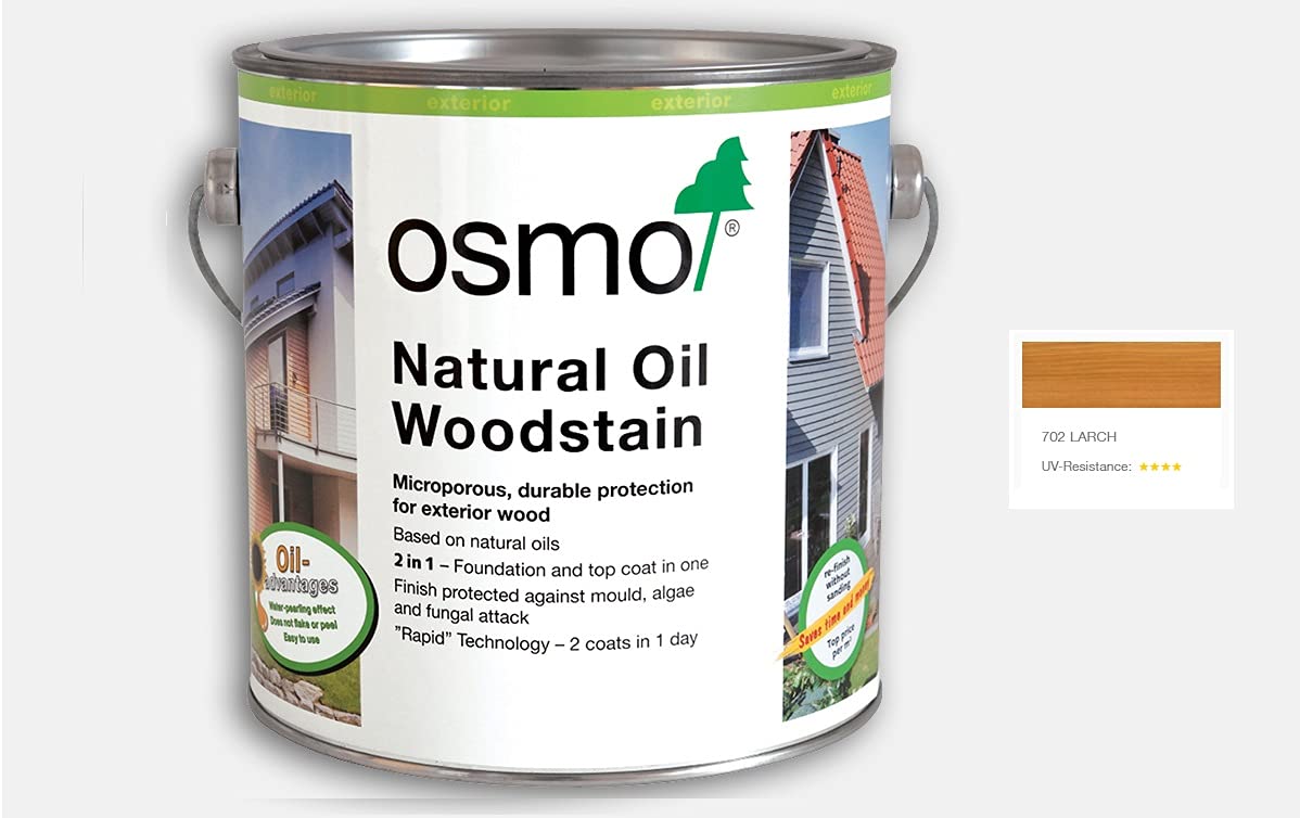 Osmo Natural Oil Woodstain - Larch - 2.5 Litre