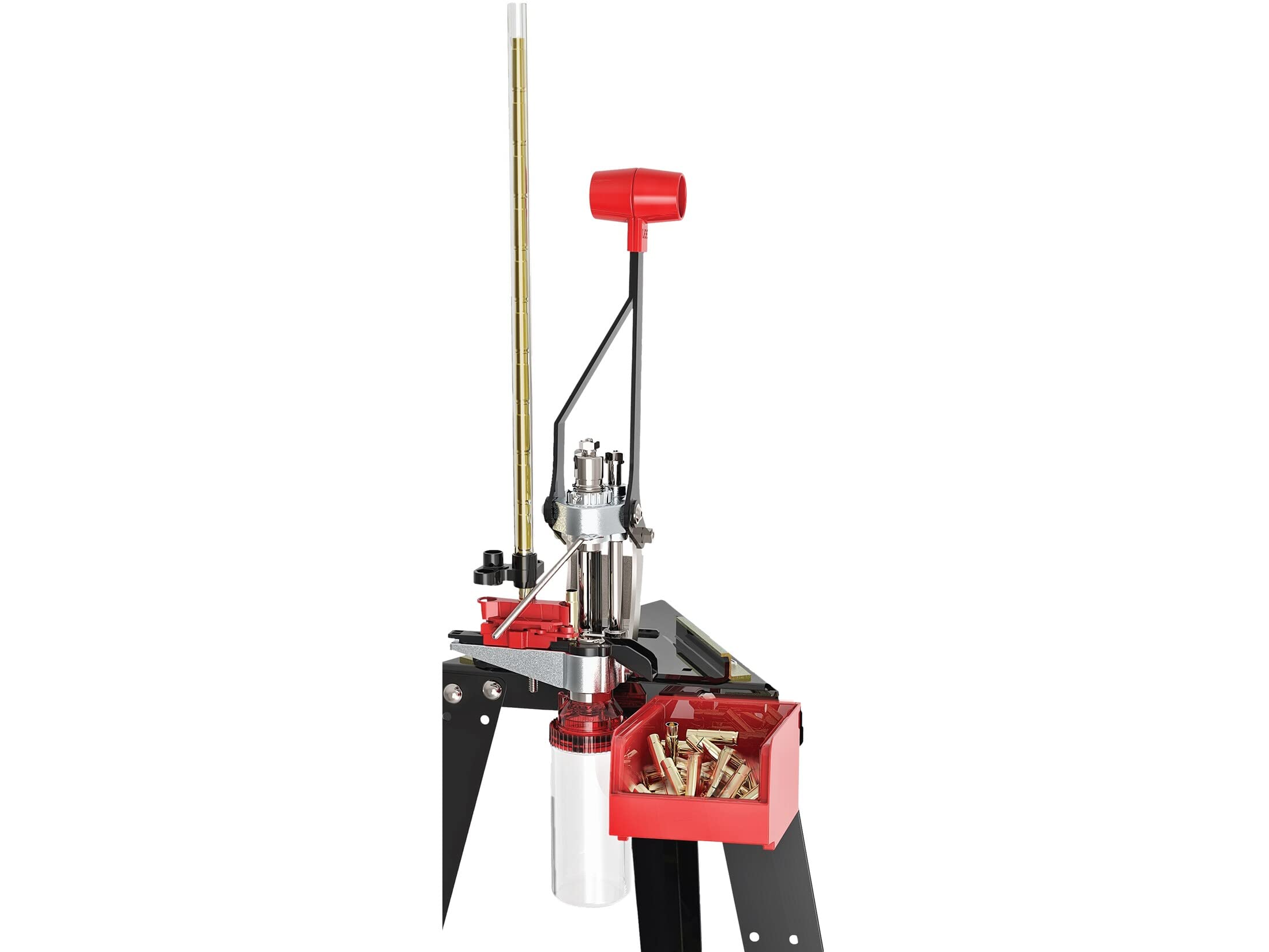 Lee Precisionautomatic processing press Accessories: Breech Lock bullet sizer kit 91532,Case feed magazine 90242,Primer pocket swage kit 90237,Bulge Buster Kit 91572,Breech Lock ram prime 91612