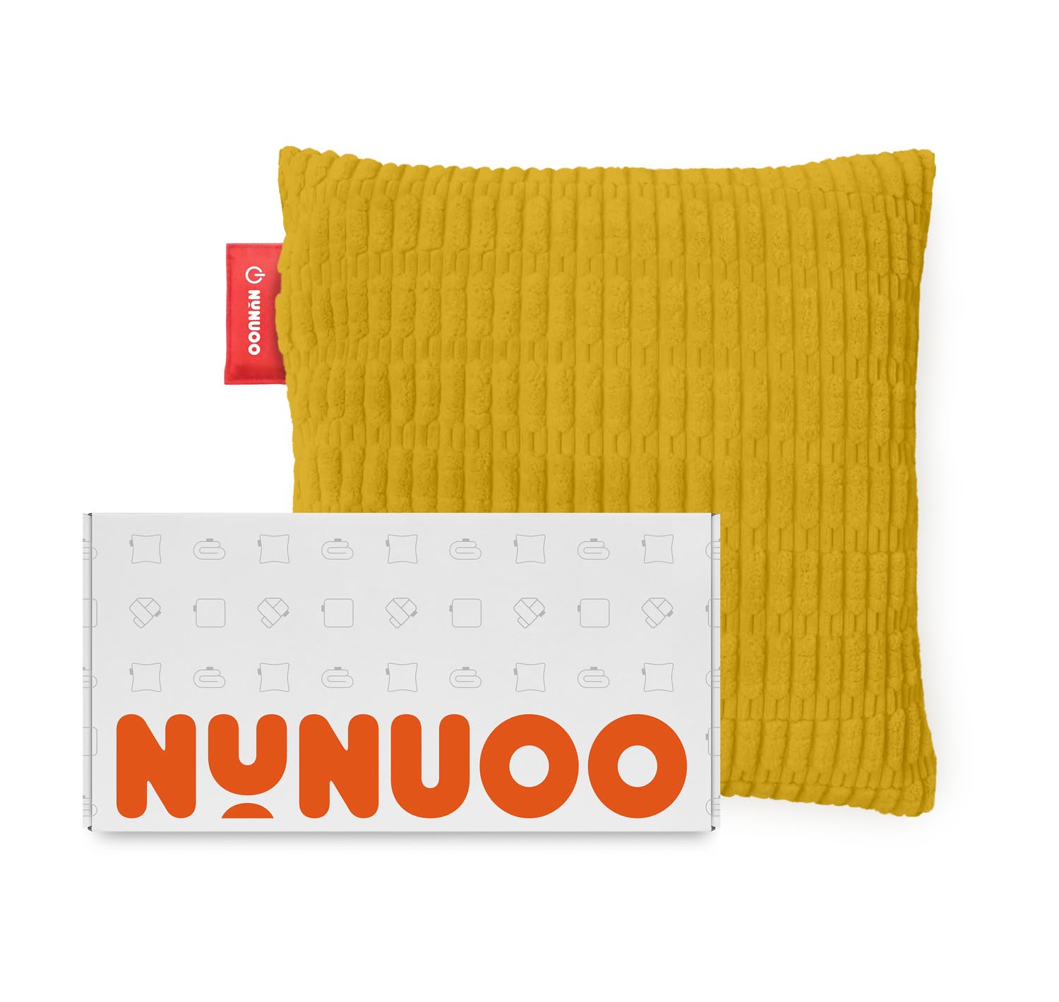 Cuscino riscaldante a cordhosi, tecnologia di riscaldamento a infrarossi, elementi riscaldanti, con spegnimento automatico, cuscino invernale, senza fili, ricaricabile tramite USB, 4-8 ore di