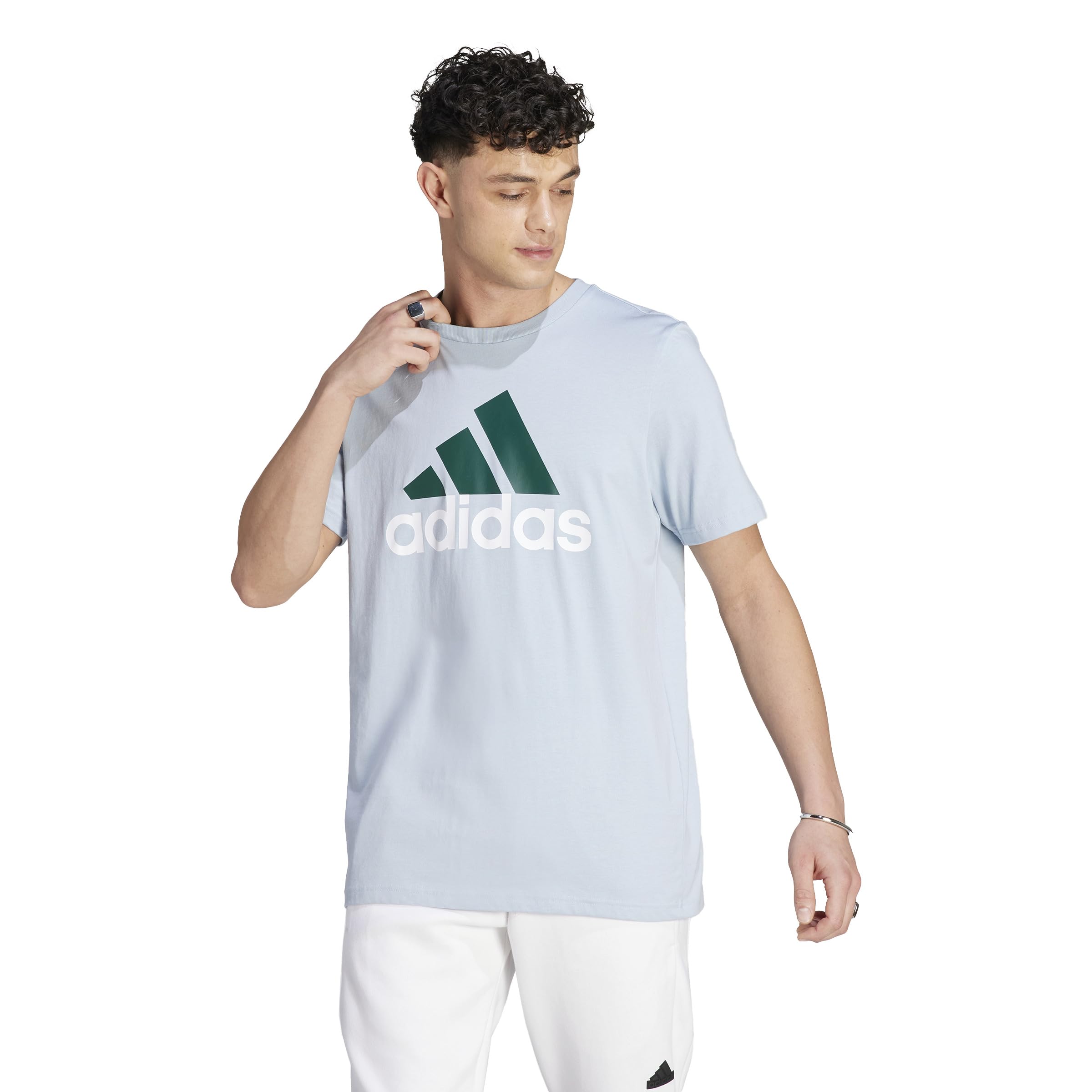 adidasMen's Essentials Single Jersey Big Logo T-Shirt (pack of 1)