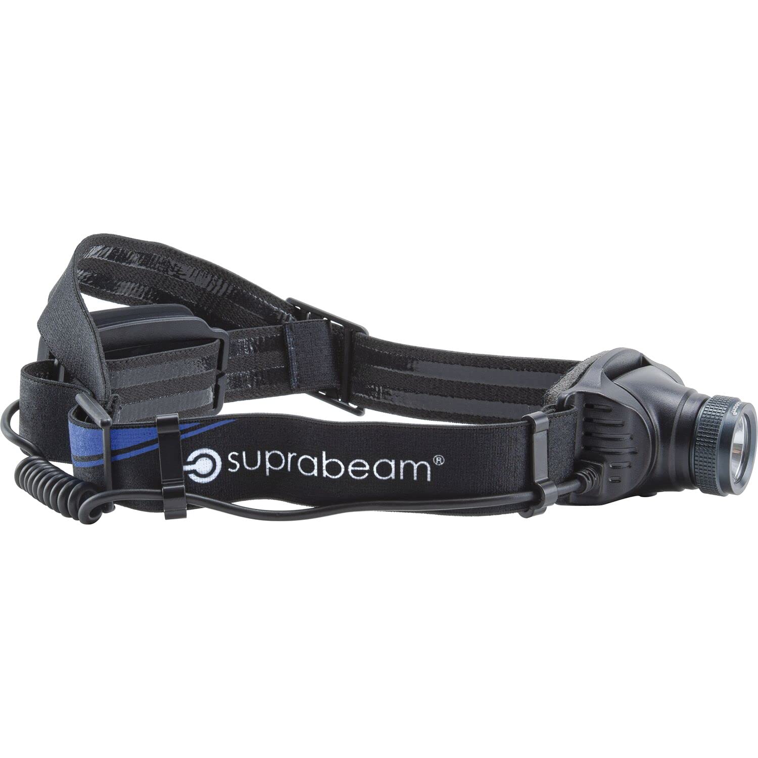 Suprabeam V3air wiederaufladbare LED Stirnlampe mit 650 Lumen, HyperFocus System, IPX4, mit Li-Po 1400 mAh 3.7 V. USB-direktladung