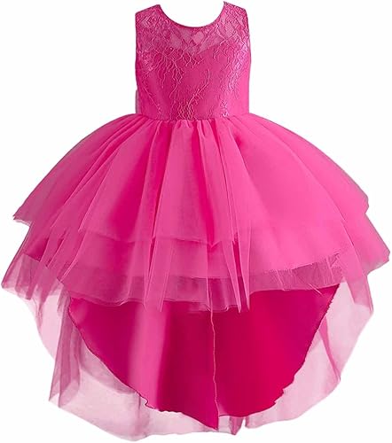 Vestido de fiesta para niñas pequeñas, tutú para concurso de belleza, vestido de tul para niña de flores, cumpleaños