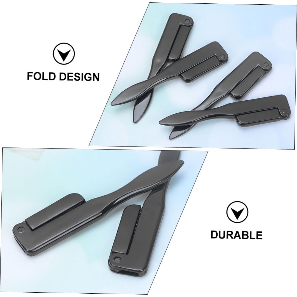 18 Stk Faltbarer Augenbrauenkamm Mascara-werkzeug Pflegewerkzeug Rostfrei Make-up Pinsel Kamm Zum Anheben Der Wimpern Faltbarer Kamm Wimpernzange Separator Make-up-tool Plastik