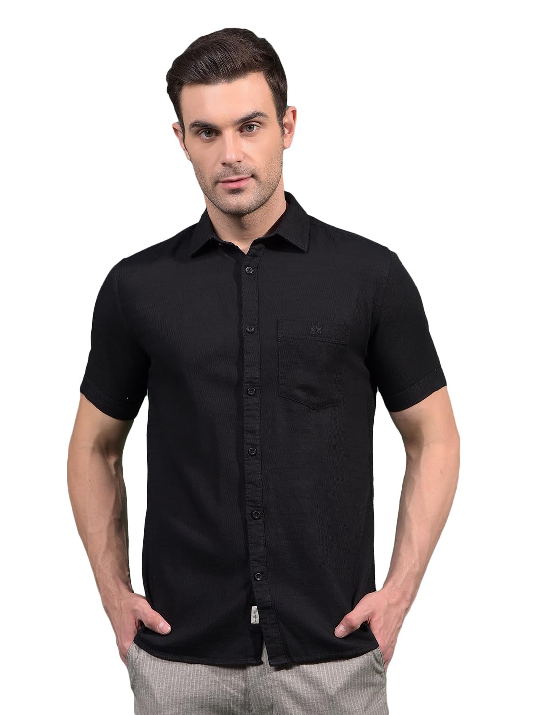 Crimsoune Club Men's Black Printed Shirt-picture-38
