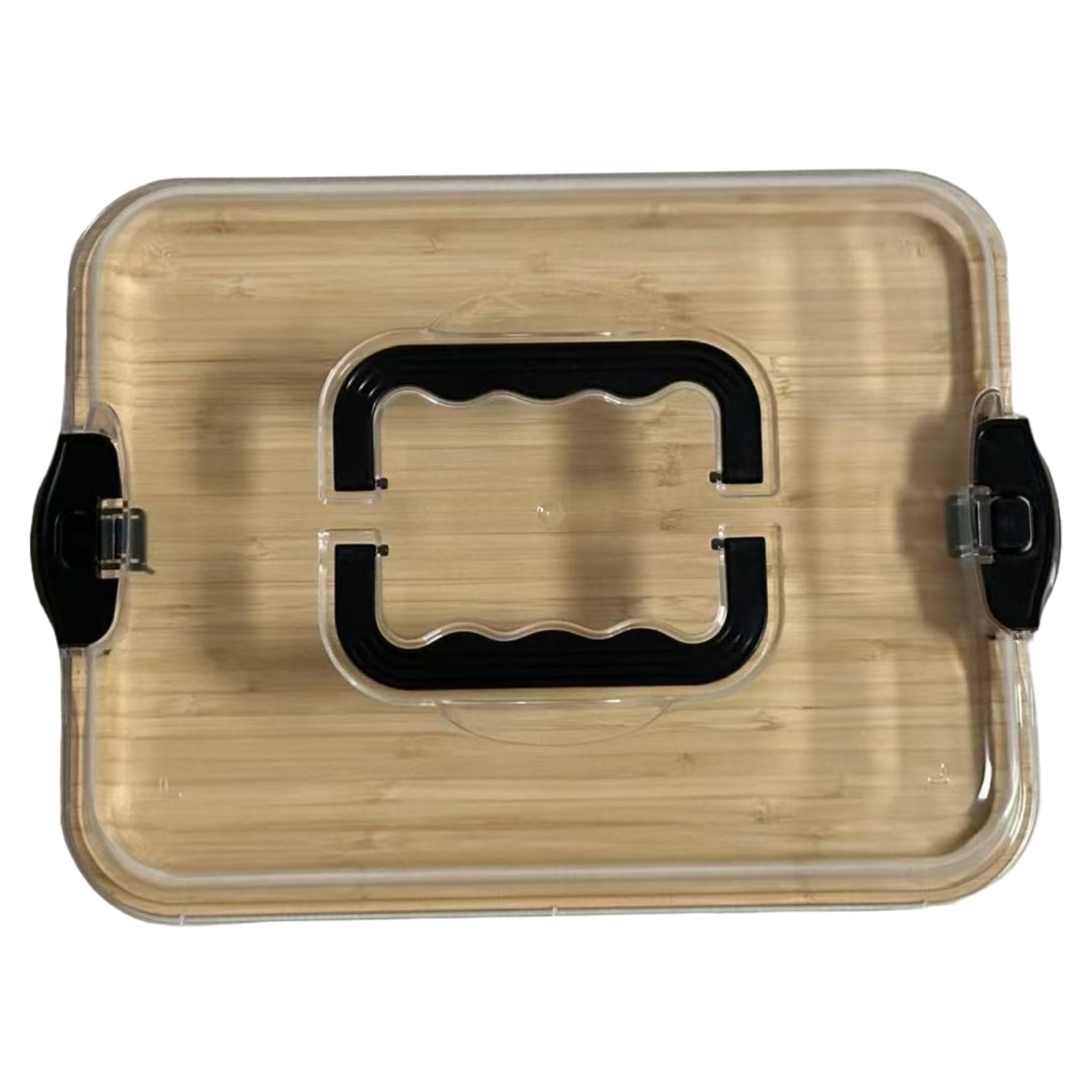 Tablas de charcutería, Tabla de charcutería con Tapa, Tablas de Madera portátiles con Tapa Transparente con Cerradura, Bandeja Cubierta para Servir Picnic Camping, Bandeja de Queso