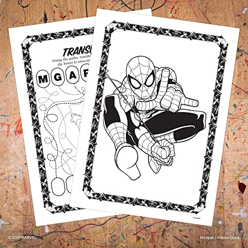Marvel Comics 43221-1715 Spider-Man Coloring & Activity Book Set 2 Books thumb #3