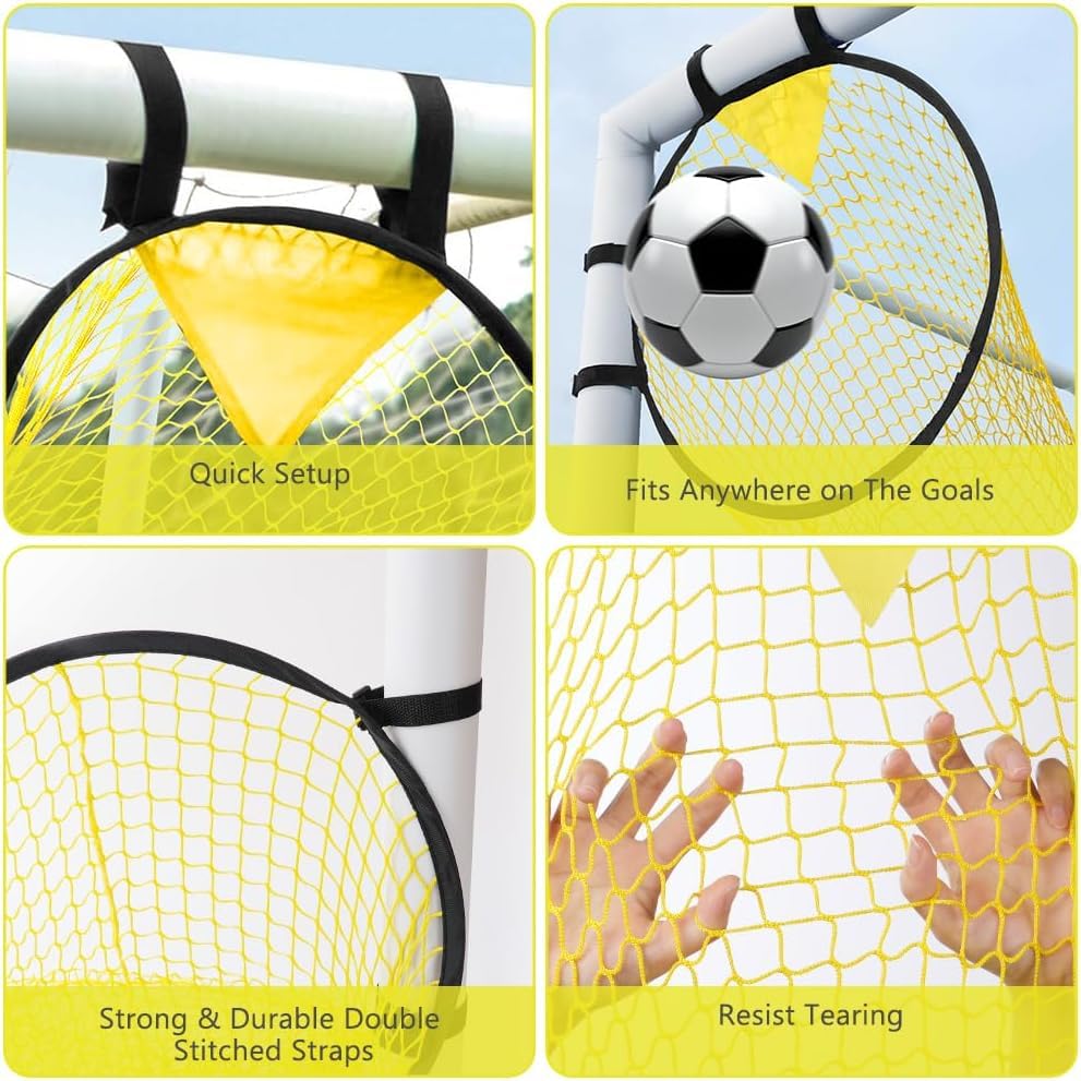 4uds. Portería de fútbol plegable portátil de red de fútbol para 4uds. Portería de fútbol plegable portátil de red de fútbol para