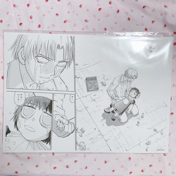 Amazon.co.jp: 金色のガッシュ レイラ アルベール 複製原画 : おもちゃ