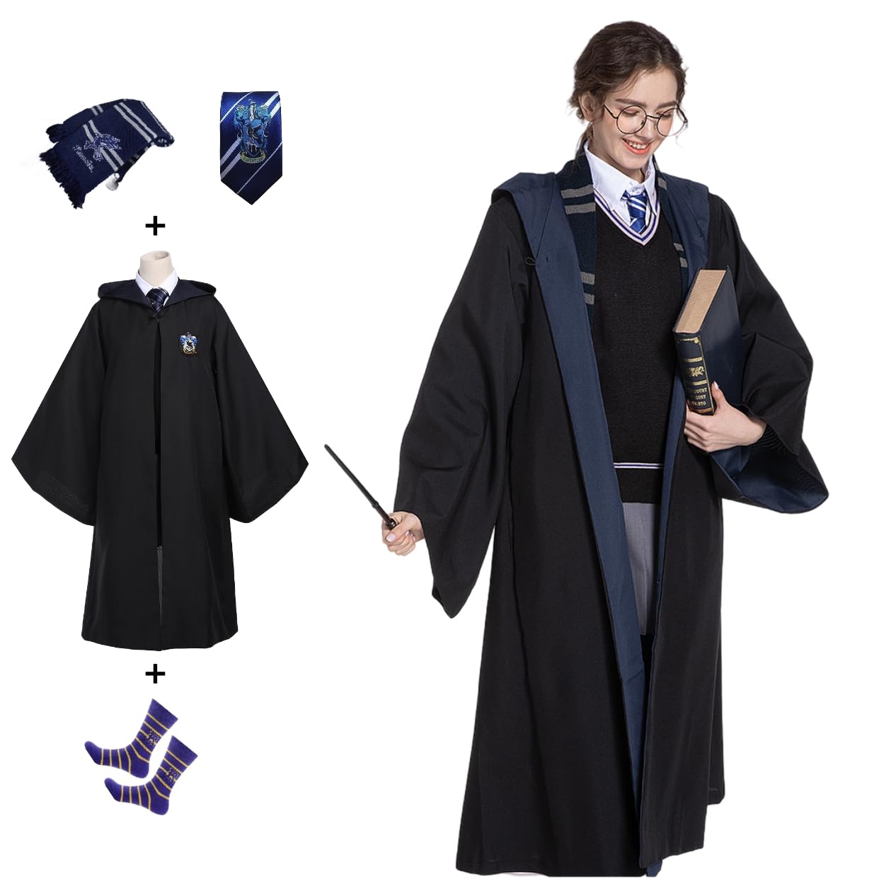 コスベイビートムとジェリー（グリフィンドール＆スリザリンのローブ