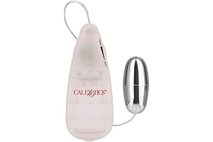 California Exotic Novelties Slim Teardrop Bullet, Silver