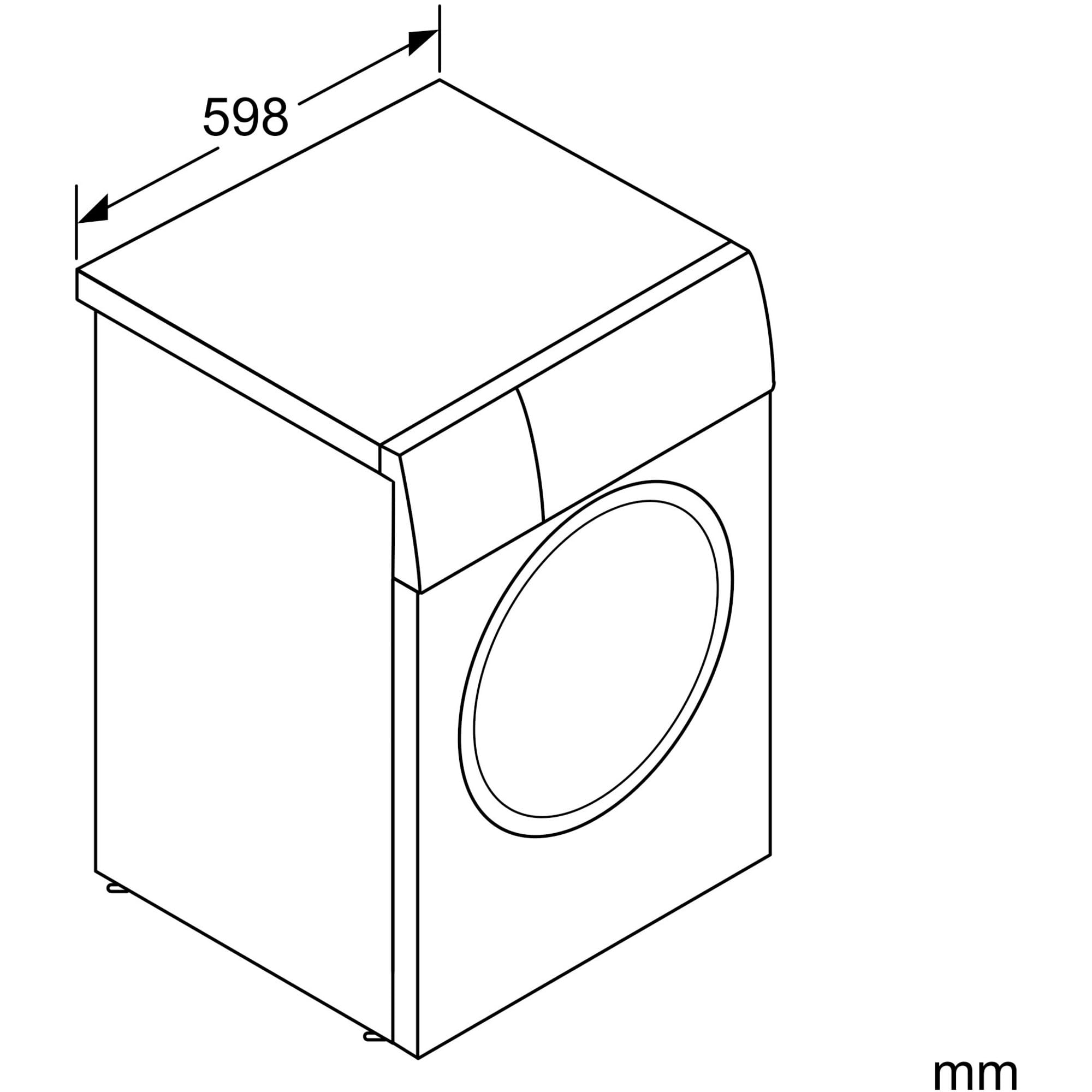 Bosch Serie 4 WAN28127 lavatrice Caricamento frontale 8 kg 1400 Giri/min Bianco (Bosch WAN28127 vaskemaskine)
