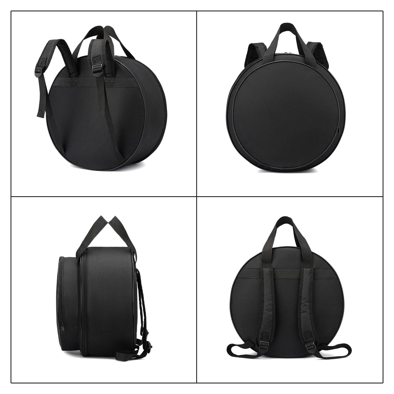 Oshhni Borsa per Rullante 42 X 18 Cm, Organizer per Attrezzi Con Spallacci Regolabili Et Cerniera, Classic Drumbag Realizzato in Pvc E Poliestere, Borsa per Batteria per Floor Tom Misura