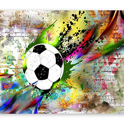 murando Papier peint intissé 350x256 cm Décoration Murale XXL Poster Tableaux Muraux Tapisserie Photo Trompe l'oeil Football Enfants i-C-0095-a-a