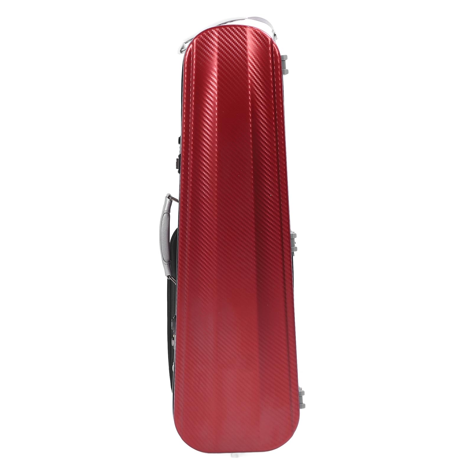 Estuche Rígido para Violín de Fibra de Carbono Estuche Rígido Equipado con Higrómetro y Correas Dobles para Violines de Tamaño Completo 4/4 3/1/2 1/8