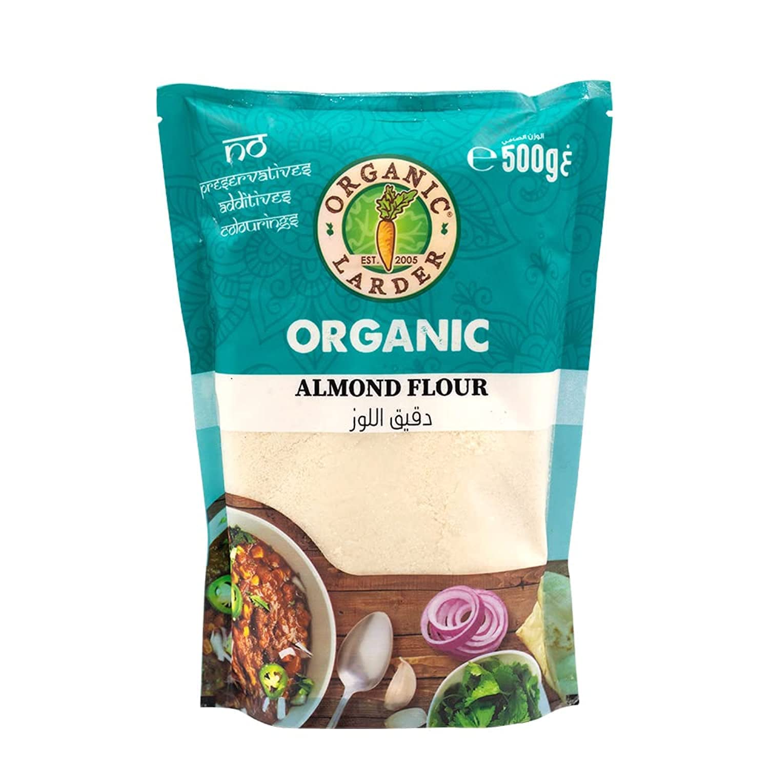 ORGANIC BLANCHED ALMOND FLOUR 500G