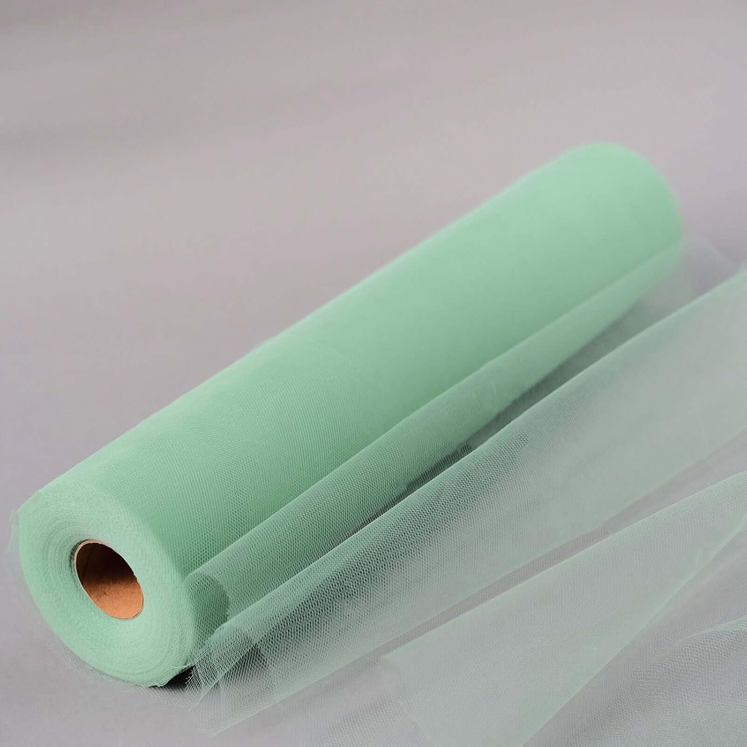 Efavormart 18" x 300 ft Sage Green Wedding Favors Tulle Roll Decorations Supplies