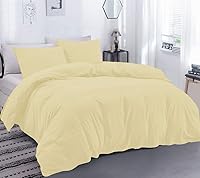 Vista 33 de Lujosa funda de edredón suave de 800 hilos, 100% algodón egipcio, tamaño Queen de gran tamaño (98 x 98 pulgadas), 1 funda de edredón con cierre