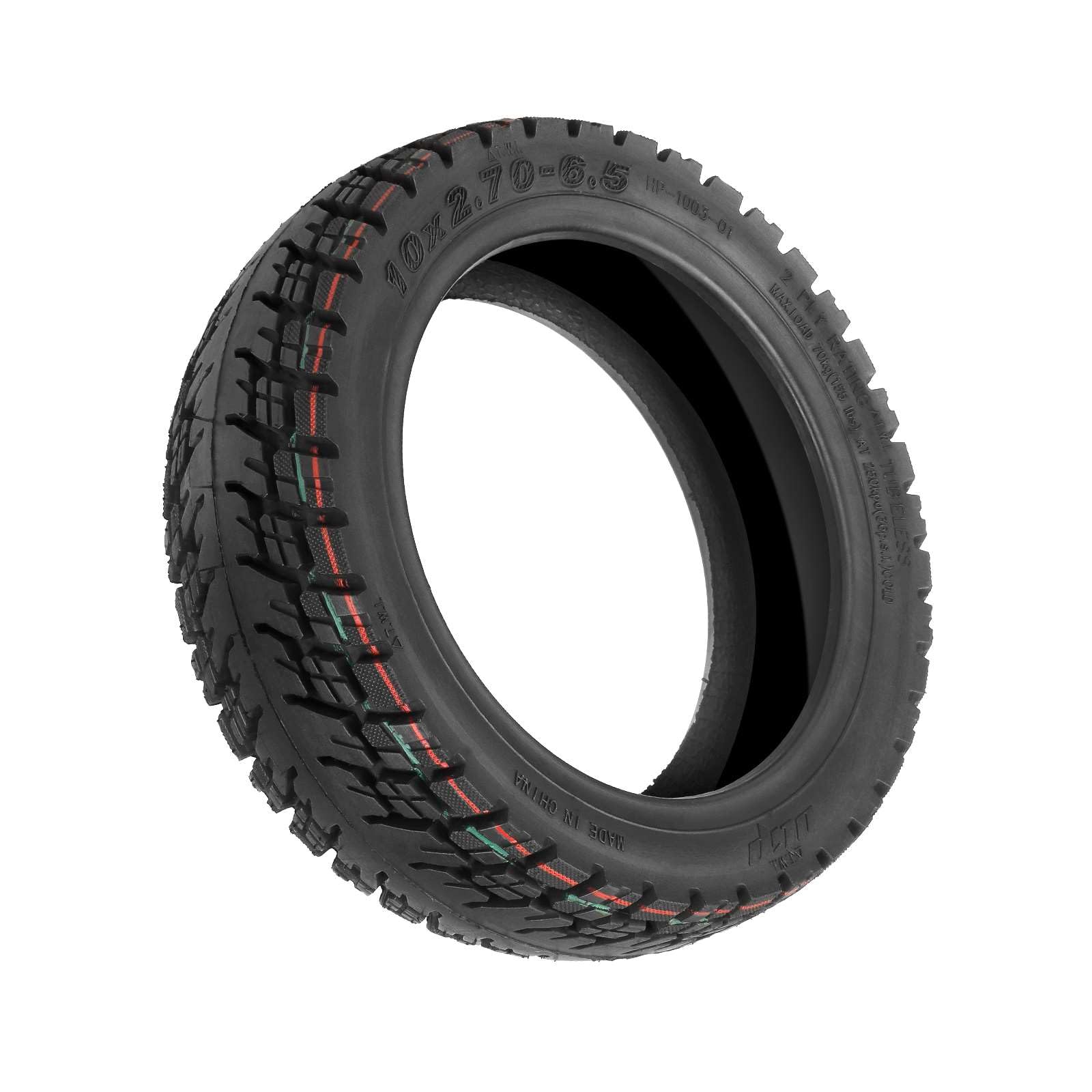 10x2,7-6,5 Off-Road Tubeless Ersatzreifen für Smartgyro Speedway/Rockway/Crossover Speedway 5/Dualtron 3/KuKirin G3/G2 Master(2025) Elektroroller Selbst Reparierbar Ersatzräder (2 Stück)