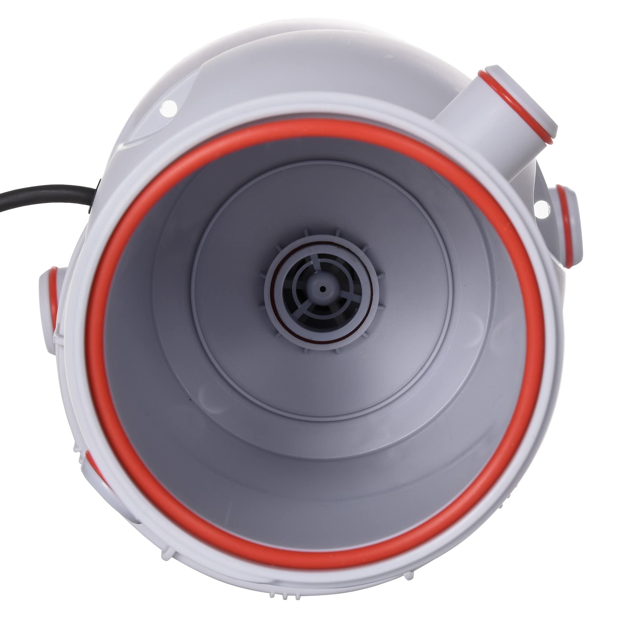 Outsunny Pompe de filtration épurateur à cartouche pour piscine hors sol 3785 L/h 90 W Blanc
