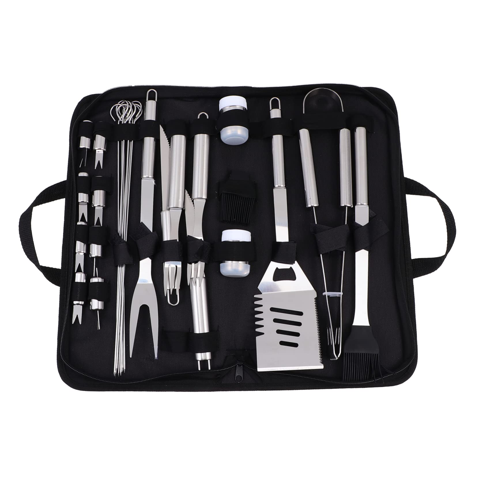 BESPORTBLE Utensili Barbecue in Acciaio Inossidabile Portatile Per Esterni Accessori Per Bbq Borsa Per Oggetti Utensili Per Barbecue