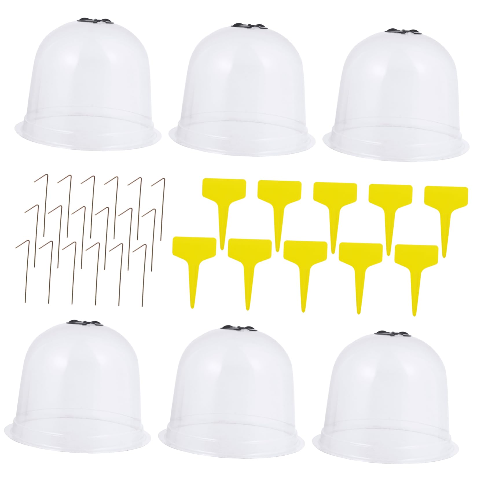 Toyvian Dôme en Plantes Protection PVC de Pièces Pépinière 6