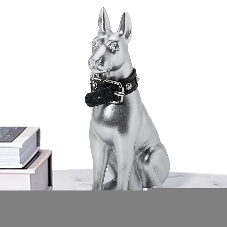 Amazon.co.jp: 犬の像、ドーベルマンの置物 - ドーベルマン犬の