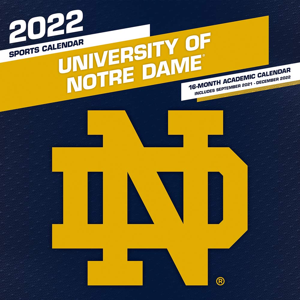 Amazon.com: Turner Licensing, Notre Dame Fighting Irish 2022 Wall Calendar : Sports & Outdoors Amazon.com: Turner Licensing, Notre Dame Fighting Irish 2022 Wall Calendar : Sports & Outdoors