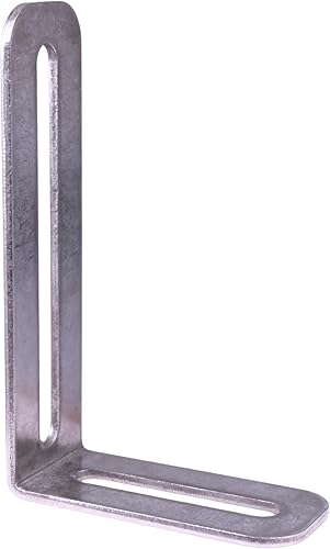 Ranura en T Acero inoxidable (Plata) Soporte en L #3462 Perilla no incluida 5 14 pulgadas x 3 14 pulgadas