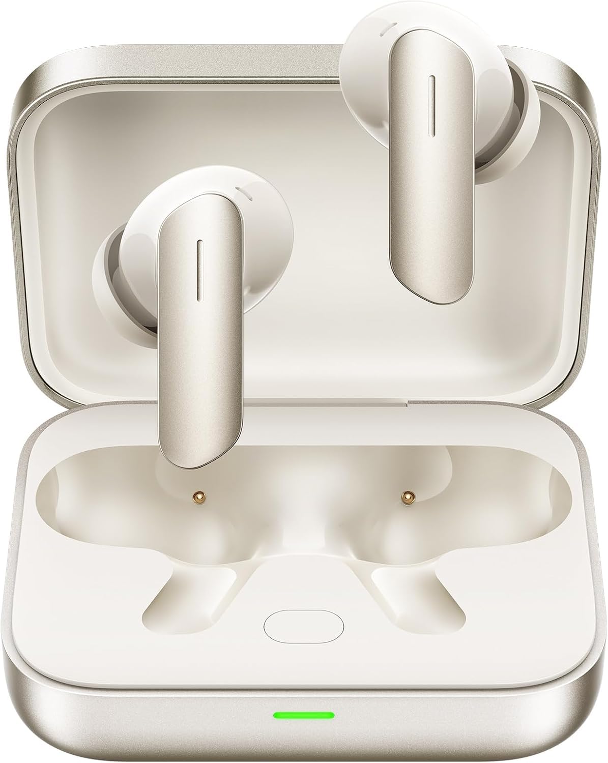 true wireless earbuds realme air 7 ivory gold 52db noise reduction