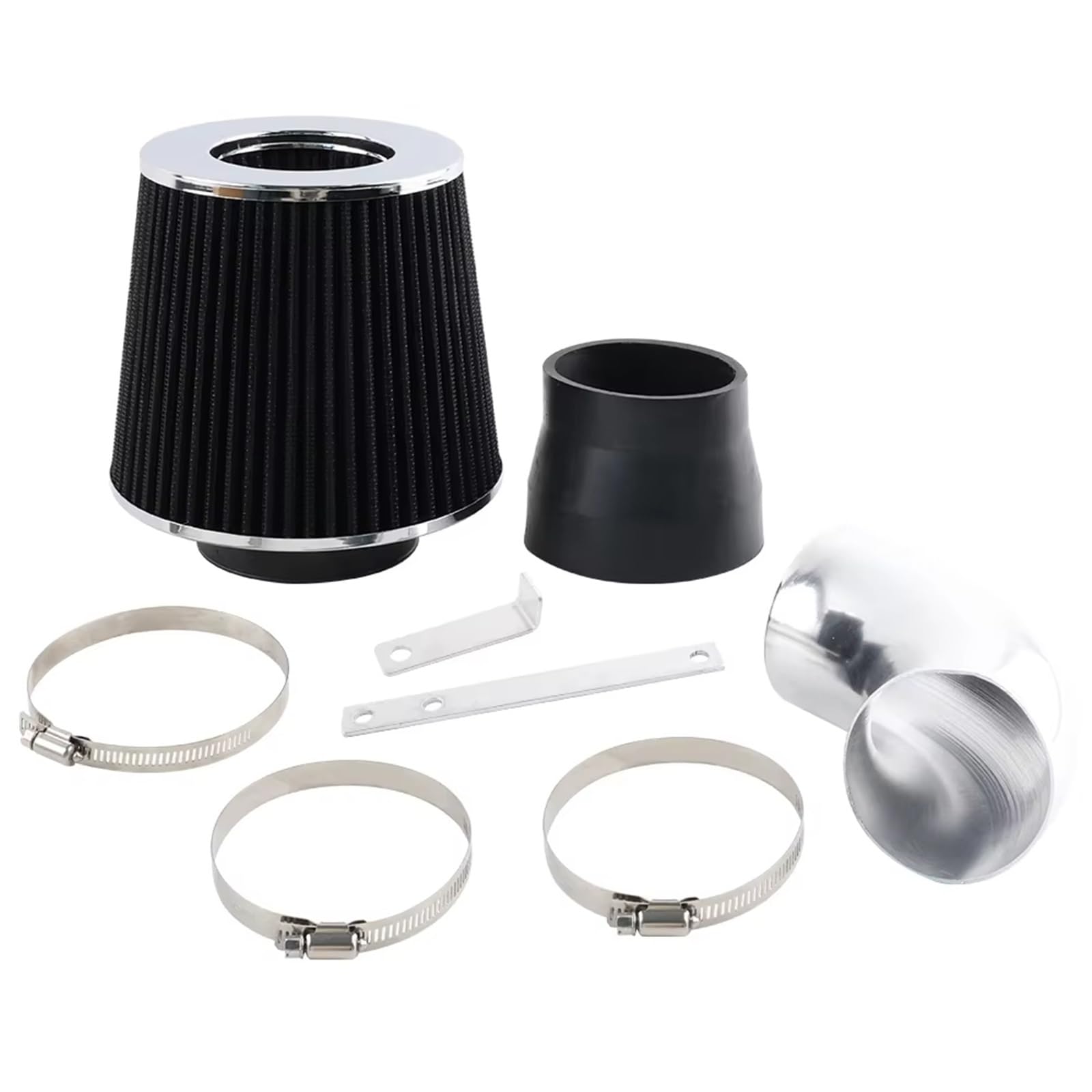 Tubo Admisión Motor Para 1999-2005 Para Serie 3 323 325 328 330 E46 Ram Admisión + Filtro Filtro De Admisión De Aire Con Tubo(Black)