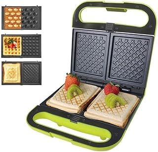 Toster do kanapek gofrownica do jajek, gofrownica do kanapek, elektryczny toster panini, maszyna do robienia pączków, podwójna patelnia do smażenia steków 700W gofrownica (rozmiar: styl4) (kolor: styl