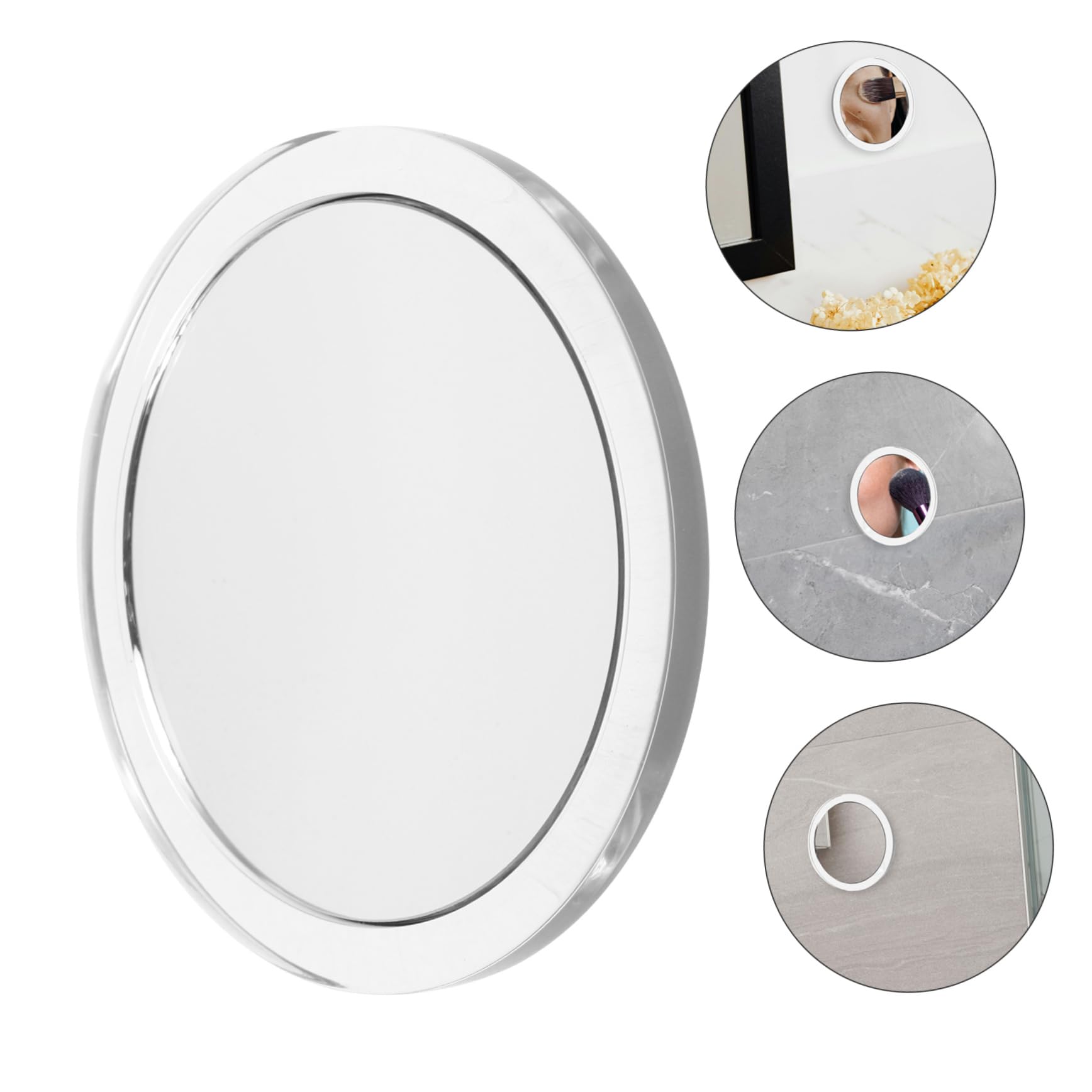 FOMIYES Specchio Da Trucco Portatile Con Ingrandimento 30x 4 Pezzi Per Uso Domestico Costruzione Robusta