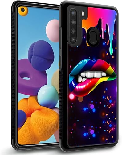 DAIZAG Funda compatible con Samsung Galaxy A21, protección completa, a prueba de golpes, antiarañazos, funda de poliuretano termoplástico para