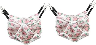 Ipetboom 2 Pçs Hamster Saco De Mel Furão Esconderijo Rede Furão Rede Pequeno Animal De Estimação Pendurado Rede Pequeno Tubo Animal Casa De Estimação Pendurado Rede Casa De Rato Ninho De