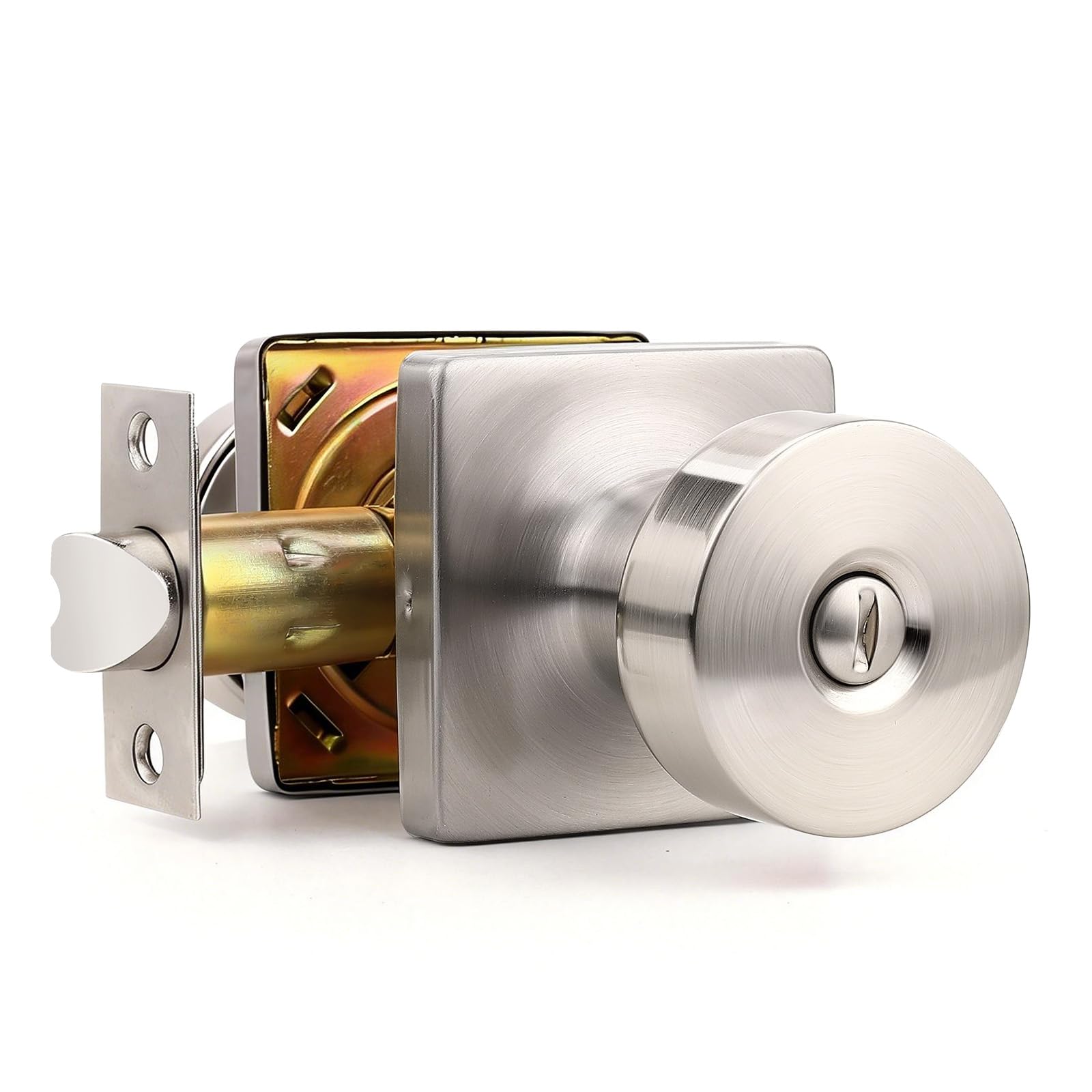 Black Keyless Door Knobs - Privacy & Security -27