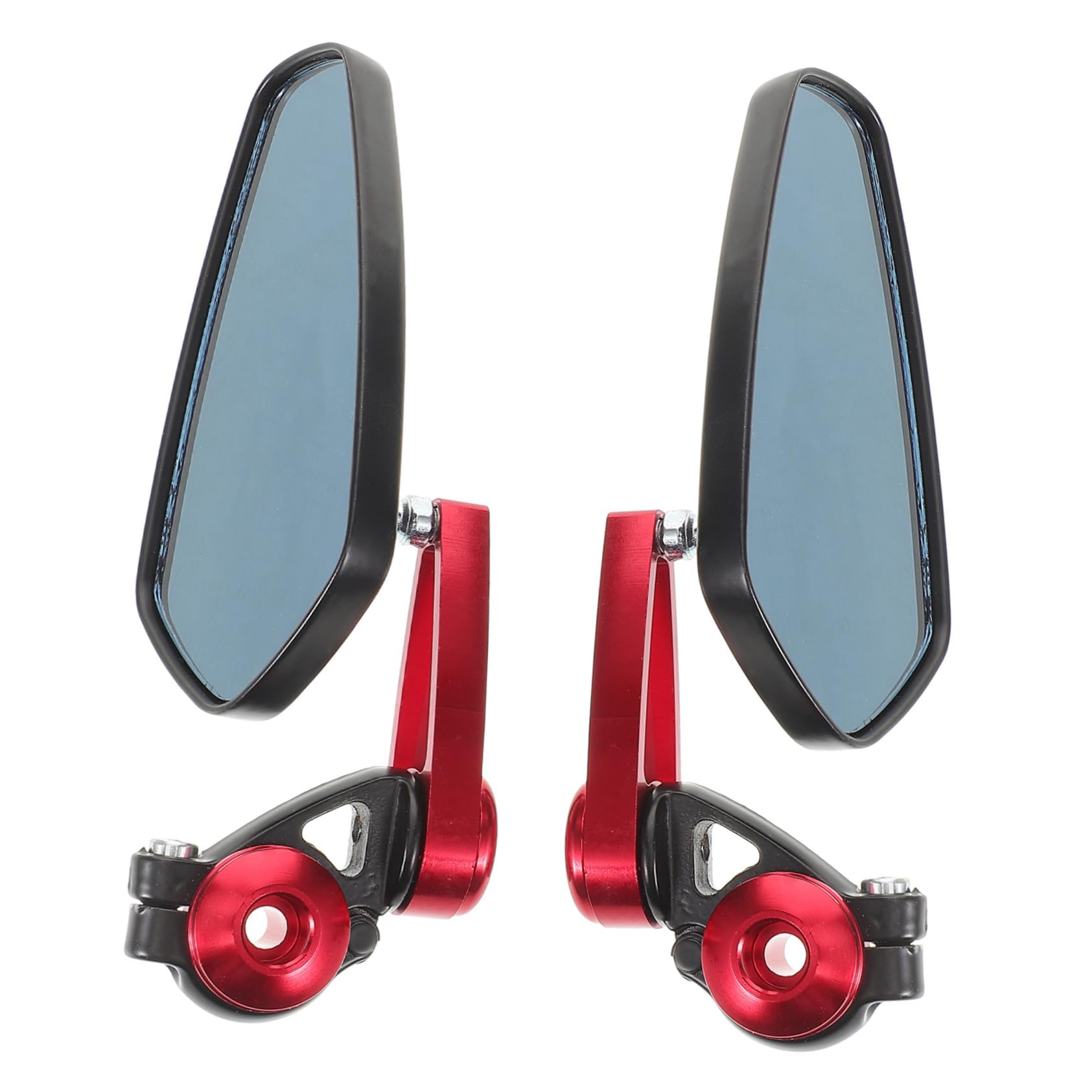 Specchietti Retrovisori Moto Lega di Alluminio Blu | Manubrio 22mm, per Scooter e Motociclette, Angolo Regolabile Design Moderno