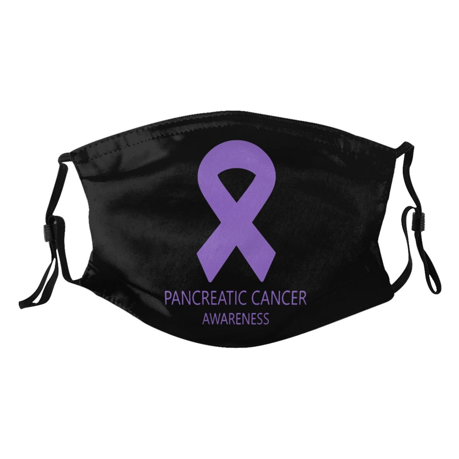 Pancreatic Cancer Awareness Adult Dust Mask Adjustable Dust Face with 2 Filter33