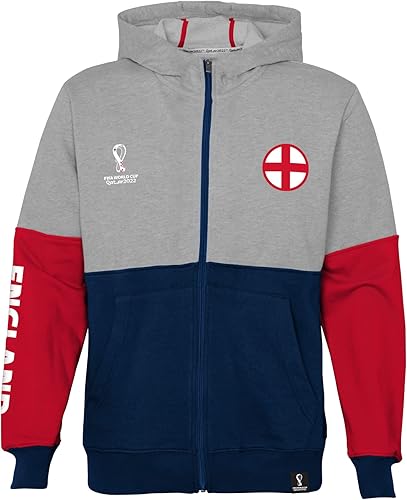 Outerstuff Capucha de forro polar unisex para niños de la Copa Mundial de la FIFA Country