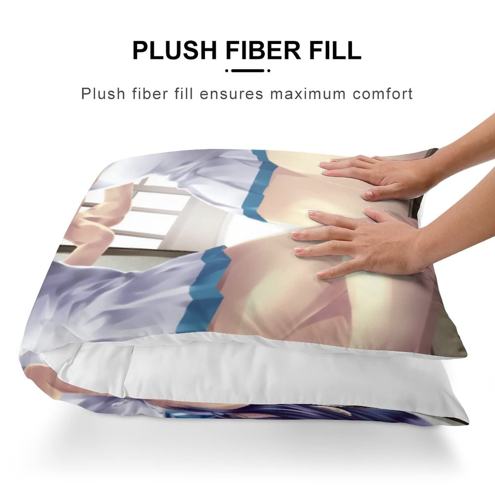 Amazon｜枕カバー 抱き枕カバー ピローケース 135x48cm 凪のあすから