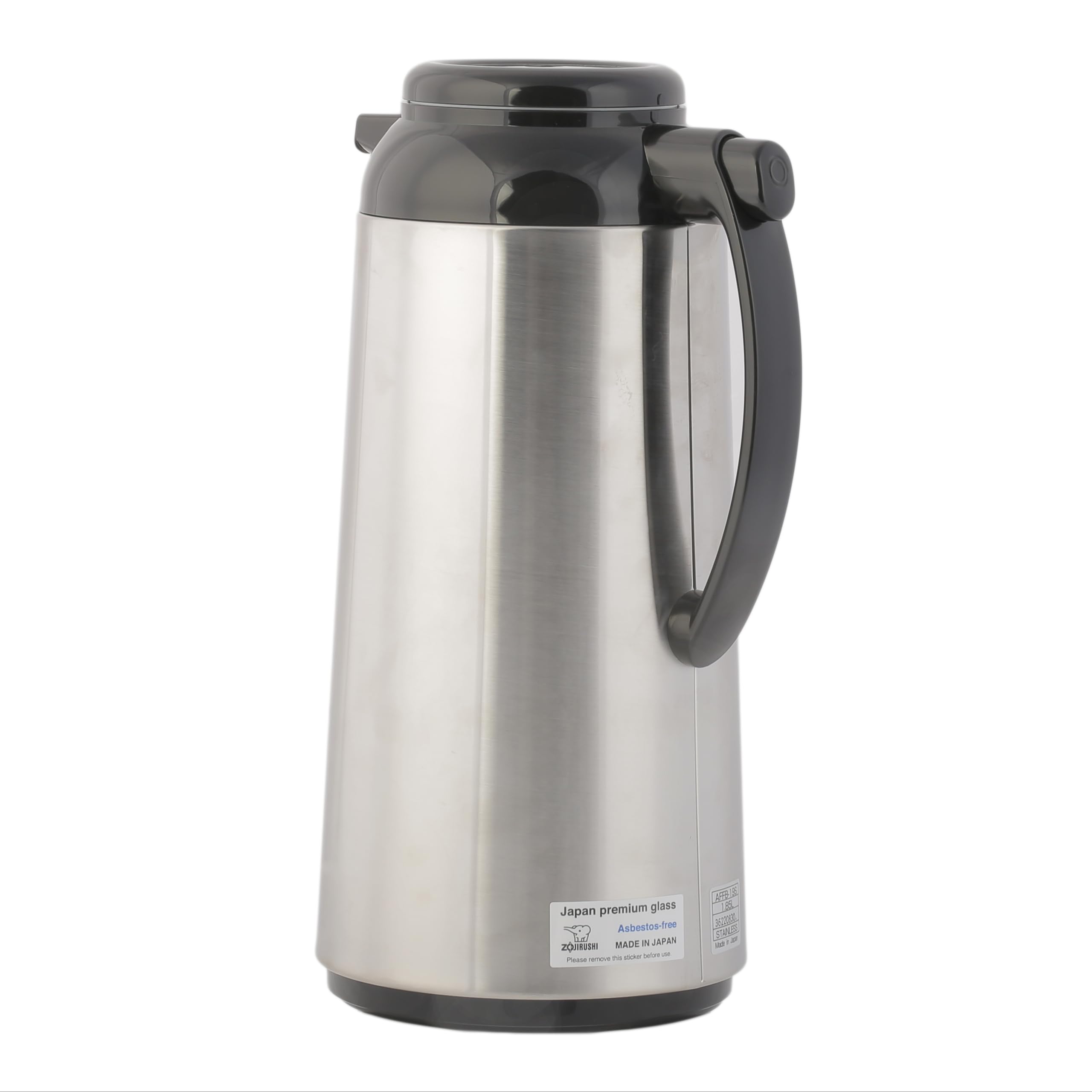 Zojirushi Jarra térmica premium, 1.85 litros, acero inoxidable cepillado