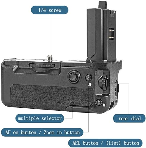Miniatura 9 de Mcoplus BG-a74 A7R IV VG-C4EM - Agarre vertical de batería para cámara Sony a7RIV a7IV a9II A7R4