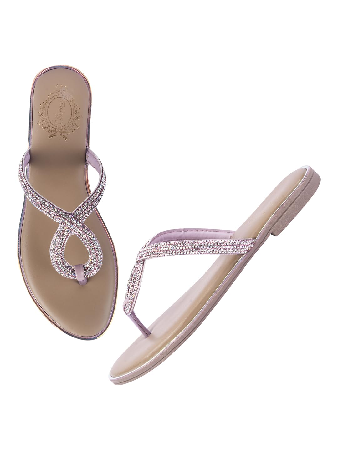 Shoetopia Womens Sandal-7 Kids UK (Flat-Circle-Pink)-EU40 (B0D14TT6FF) Amazon Price History, Amazon Price Tracker